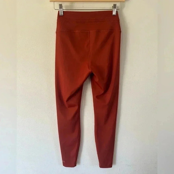 IVL Collective Red Women's Drawcord Pull-On Active Leggings Size 4 - Picture 6 of 8